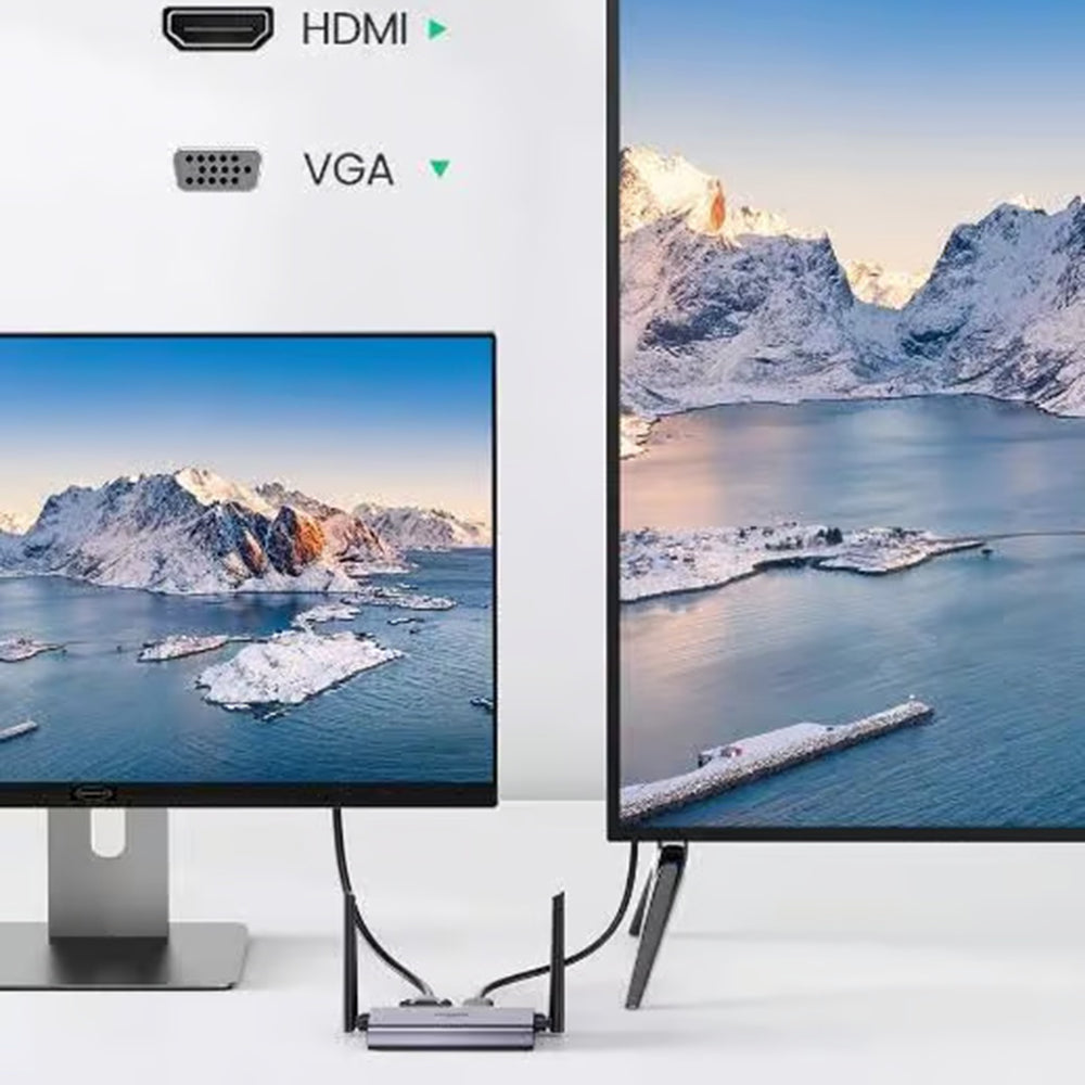 Trådløs HDMI Extender UGREEN CM506, 1080P, Grå