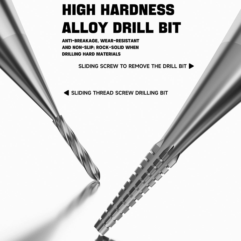Luowei LW-331 bits for extracting broken screws, 2in1