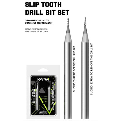 Luowei LW-331 bits for extracting broken screws, 2in1