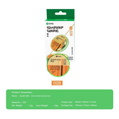 Molibdentråd 2UUL 028 GS for Telefon, 100m