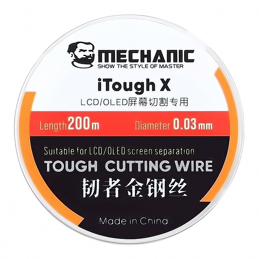 Molydentråd Mechanic iTough X, 0,03 mm, 200 m