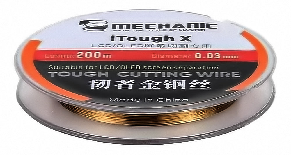Molydentråd Mechanic iTough X, 0,03 mm, 200 m