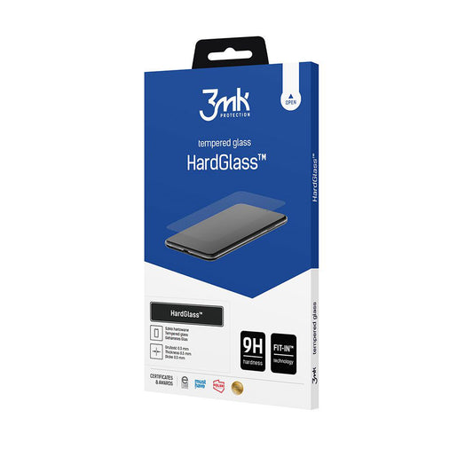3MK HardGlass skjermbeskyttelse for Samsung Galaxy A37 5G, Herdet glass, Full lim