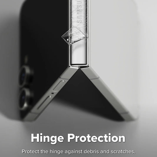Ringke Hengsel Beskyttelsesfilm for Samsung Galaxy Z Flip7 F766, Plast, Sett med 2 stk
