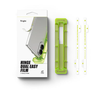 Beskyttelsesfilm for hengsel Ringke Dual Easy for Samsung Galaxy Z Fold8 F971, plast, sett med 2 stk