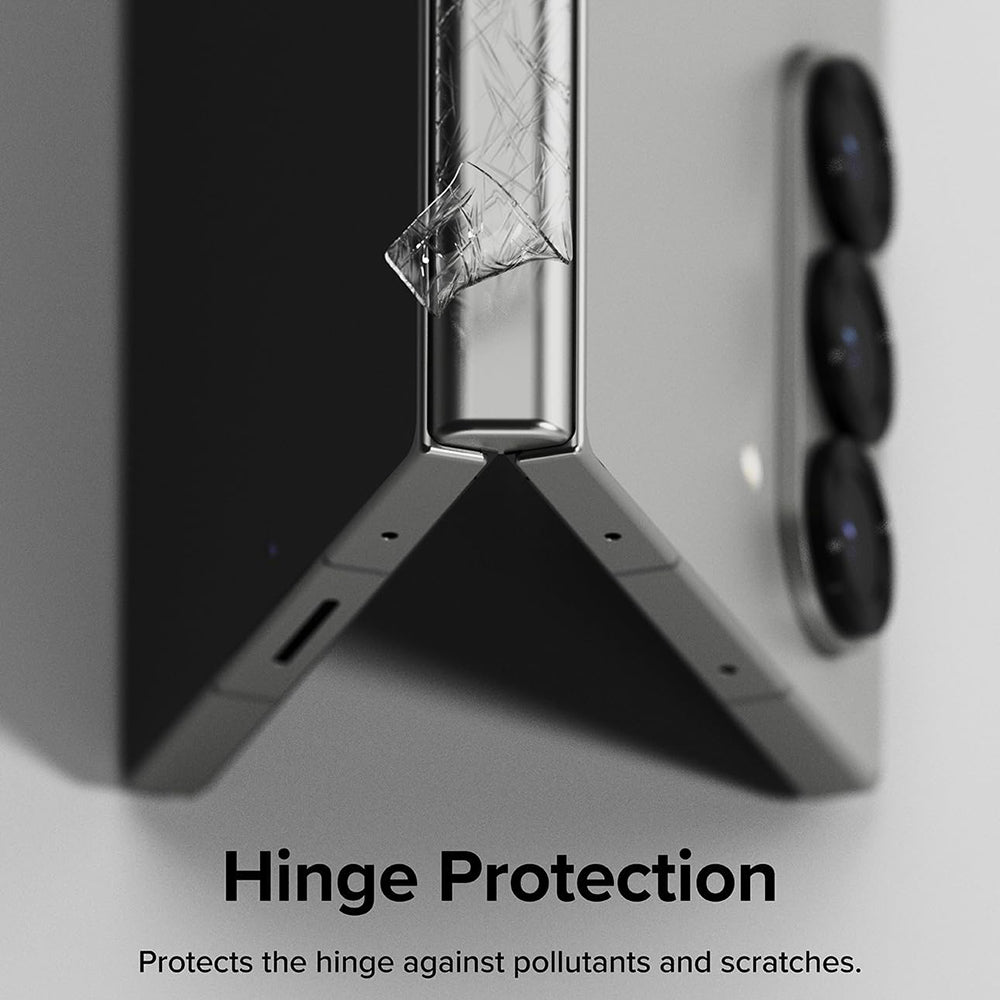 Beskyttelsesfilm for hengsel Ringke Dual Easy for Samsung Galaxy Z Fold8 Ultra F976, plast, sett med 2 stk