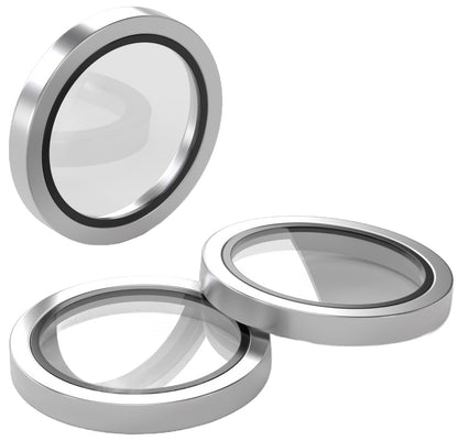 Etteri bakkamera beskyttelsesfilm for Apple iPhone 17 Pro Max / 17 Pro, herdet glass, grå