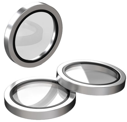 Etteri bakkamera beskyttelsesfilm for Apple iPhone 16 Pro Max / 16 Pro, Herdet glass, Grå