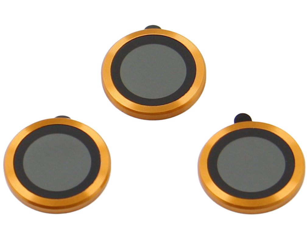 OEM bakkamera beskyttelsesfilm for Apple iPhone 17 Pro Max, Herdet glass, Oransje