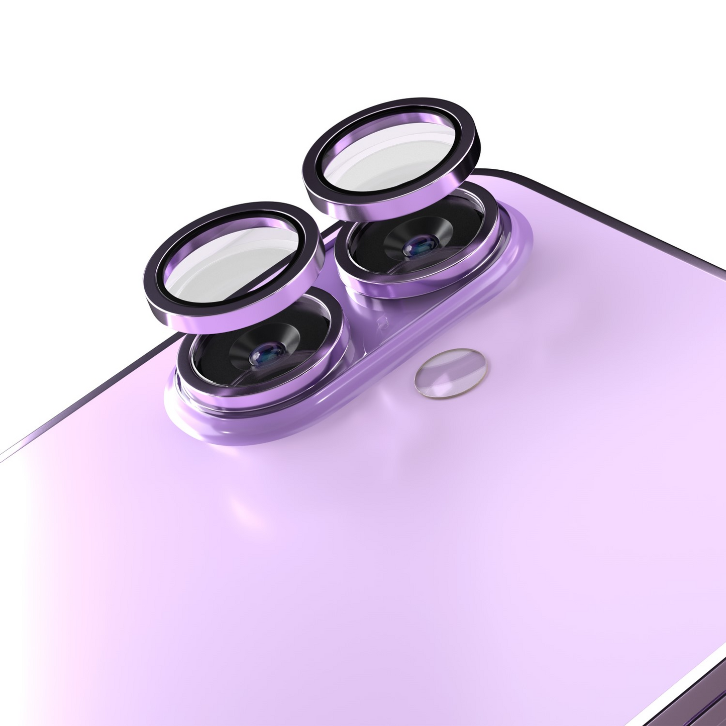 Etteri bakkamera beskyttelsesfilm for Apple iPhone 17, Herdet glass, Lilla