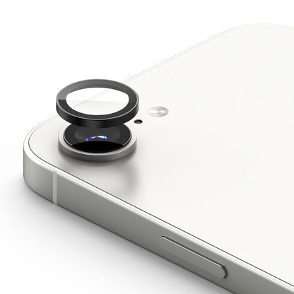 Beskyttelsesfolie Ringke Bakre Kamera for Apple iPhone 16e, Herdet Glass, Sett med 2 stykker, Svart