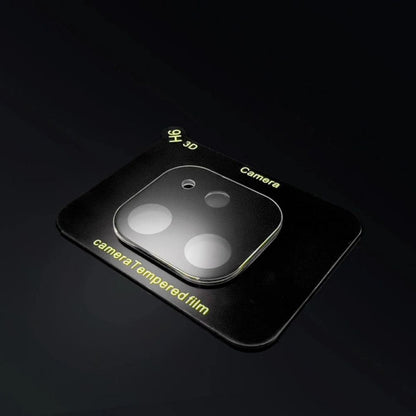 Beskyttelsesfilm for bakre kamera WZK for Apple iPhone 17 Pro Max, Herdet glass, Sett med 2 stykker, Svart