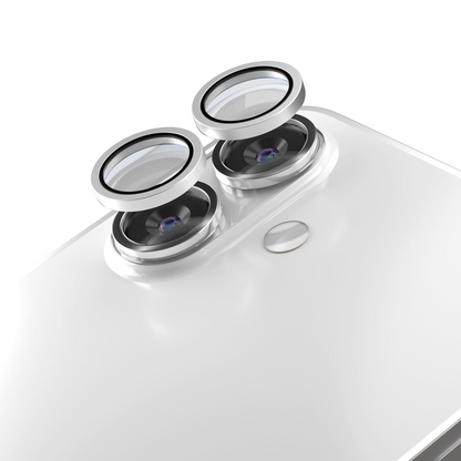 Etteri bakkamera beskyttelsesfilm for Apple iPhone 17, Herdet glass, Hvit