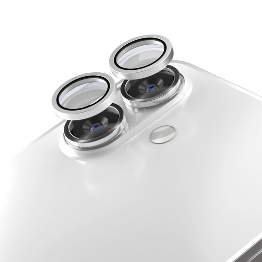 Etteri bakkamera beskyttelsesfilm for Apple iPhone 17, Herdet glass, Hvit