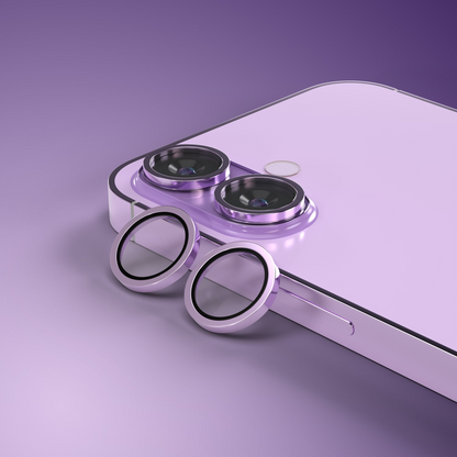 Etteri bakkamera beskyttelsesfilm for Apple iPhone 17, Herdet glass, Lilla