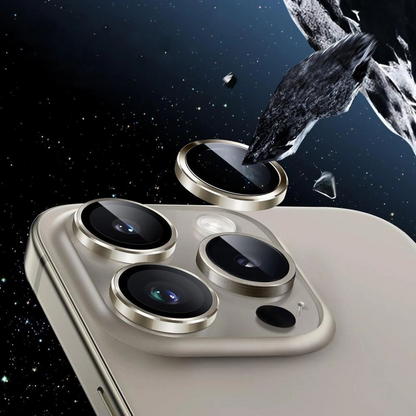 Bakre kamera beskyttelsesfilm Tech-Protect CamRing Fit+ for Apple iPhone 17 Pro Max / 17 Pro / 16 Pro Max, Herdet glass, Oransje