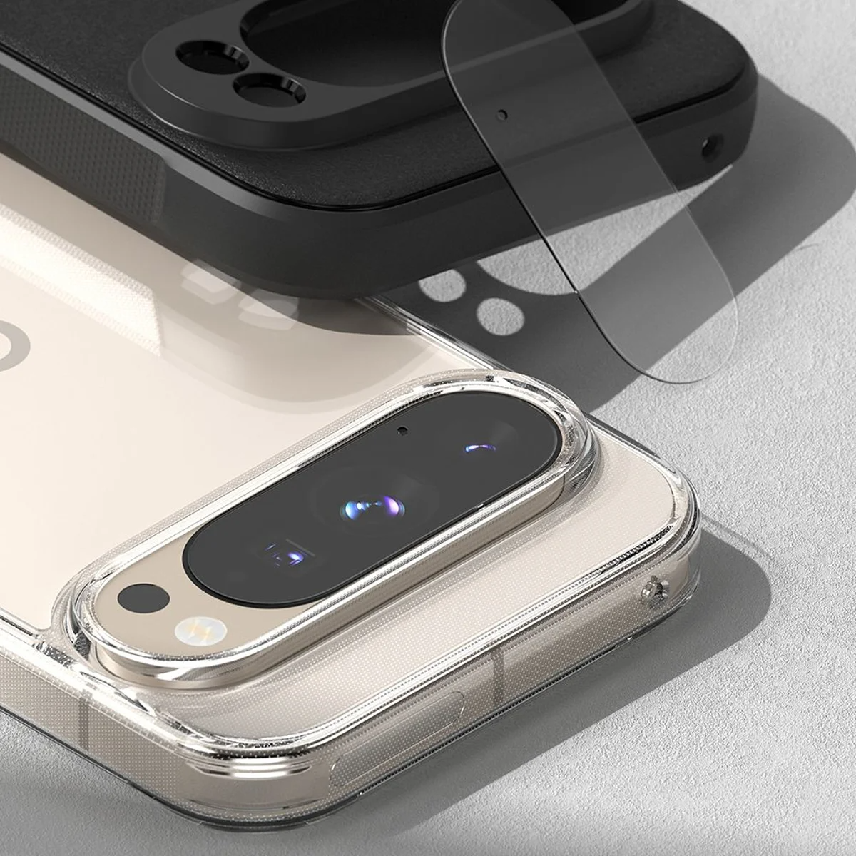 Ringke bakre kamerabeskyttelsesfilm for Google Pixel 10 Pro XL, Herdet glass, Sett med 2 stk, Transparent