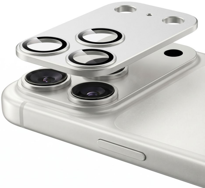 Beskyttelsesfilm for bakre kamera Tech-Protect CamFull Fit+ for Apple iPhone 18 Pro, herdet glass, sølv