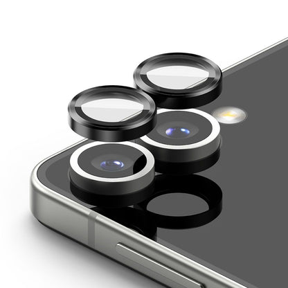 Beskyttelsesfolie for bakre kamera Ringke for Samsung Galaxy Z Flip7 F766, Herdet glass, Sett med 2 stykker, Svart