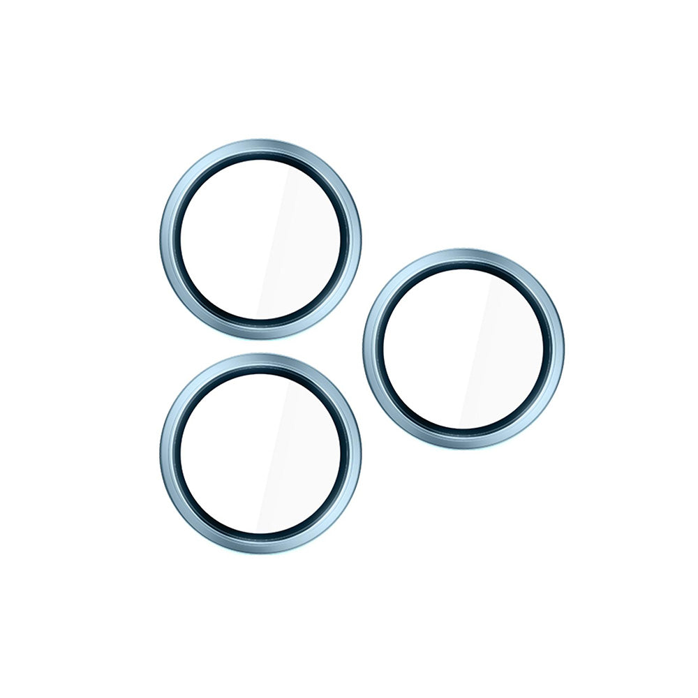 Bakre kamera beskyttelsesfilm 3MK Hardy Protection Pro for Apple iPhone 17 Pro Max / 17 Pro, Herdet glass, Blå