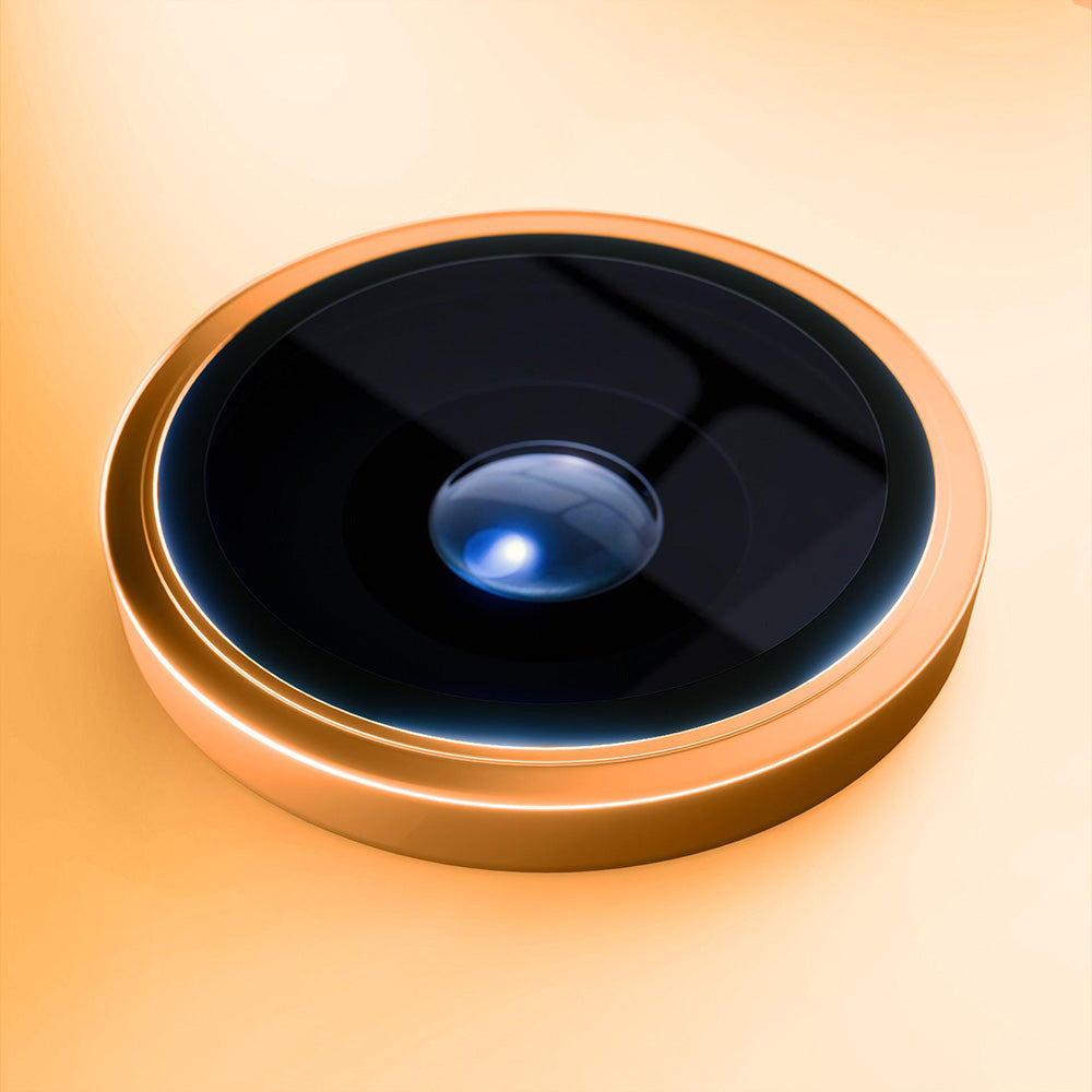 Bakre kamerabeskyttelsesfolie 3MK Hardy Protection Pro for Apple iPhone 17 Pro Max / 17 Pro, Herdet glass, Oransje