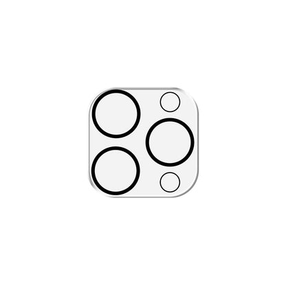Bakre kamerabeskyttelsesfilm 3MK Pro Full Cover for Apple iPhone 16 Pro Max / 16 Pro, Herdet glass, svart