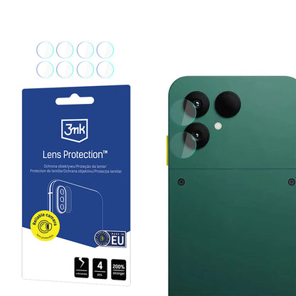 Beskyttelsesfilm for bakre kamera 3MK Protection for Fairphone 6, Herdet glass, Sett med 4 stk, Transparent