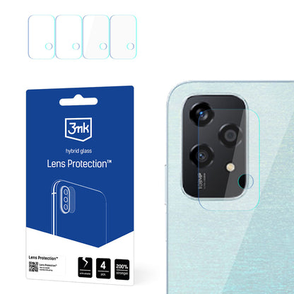 Bakre kameralinsebeskyttelse 3MK Protection for Honor 200 Lite, fleksibelt glass, sett med 4 stk, gjennomsiktig