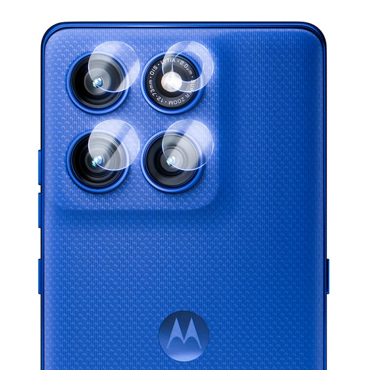 Bakre kameralinsebeskyttelse 3MK Protection for Motorola Edge 60 Pro, fleksibelt glass, sett med 4 stk, gjennomsiktig