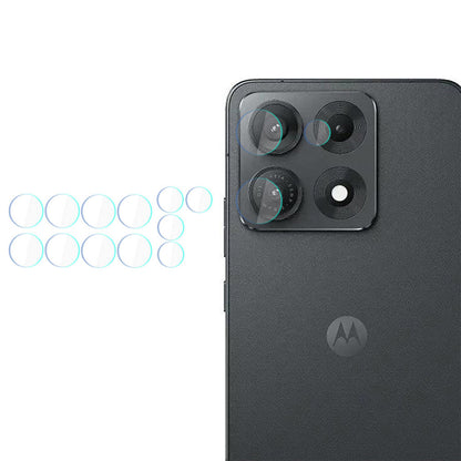 Bakre kameralinsebeskyttelse 3MK Protection for Motorola Edge 70 Max, Herdet glass, Sett med 4 stk, Transparent