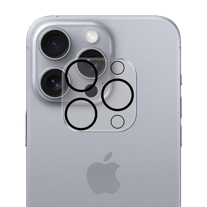 Bakre kameralinsebeskyttelse 3MK Protection Pro for Apple iPhone 12, Herdet glass, Svart