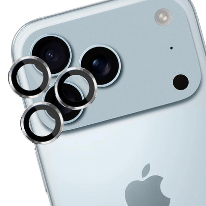 Bakre kamera beskyttelsesfolie 3MK Protection Pro for Apple iPhone 17 Pro Max / 17 Pro, Herdet glass, Sølv