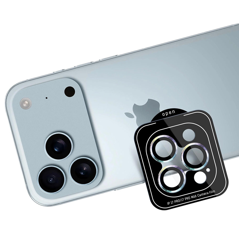 Bakre kamera beskyttelsesfolie 3MK Protection Pro for Apple iPhone 17 Pro Max / 17 Pro, Herdet glass, Flerfarget
