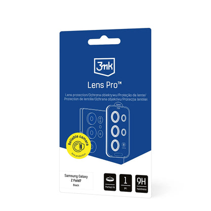 Bakre kameralinsebeskyttelse 3MK Protection Pro for Samsung Galaxy Z Fold7 F966, Herdet glass, Transparent