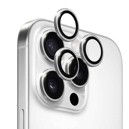 Anank AR bakkamera beskyttelsesfilm for Apple iPhone 16 Pro Max / 16 Pro, Herdet glass, Sølv