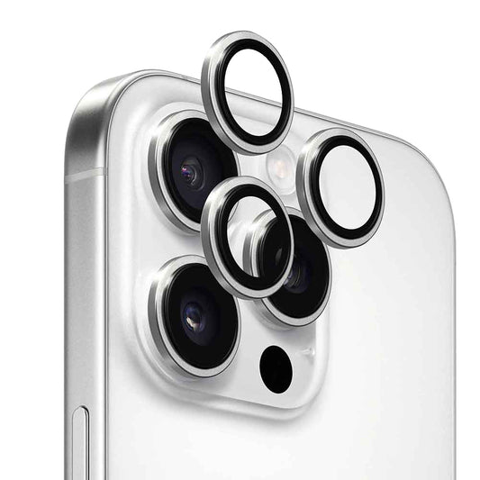 Anank AR bakkamera beskyttelsesfilm for Apple iPhone 16 Pro Max / 16 Pro, Herdet glass, Sølv