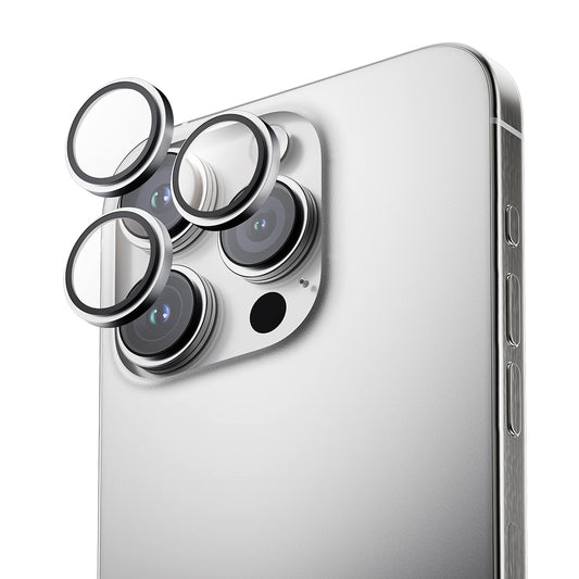 Anank AR bakkamera beskyttelsesfilm for Apple iPhone 16 Pro Max / 16 Pro, Herdet glass, Sølv