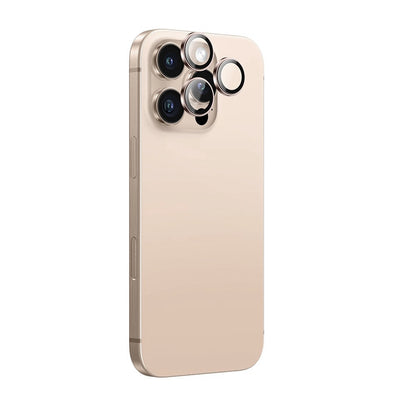 Beskyttelsesfilm for bakre kamera Anank AR for Apple iPhone 16 Pro Max / 16 Pro, Herdet glass, Gullfarget