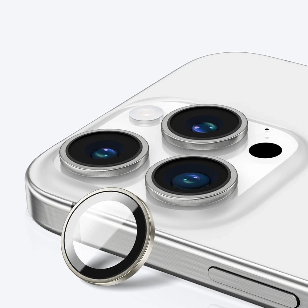 Beskyttelsesfilm for bakre kamera Anank AR for Apple iPhone 16 Pro Max / 16 Pro, Herdet glass, Gullfarget