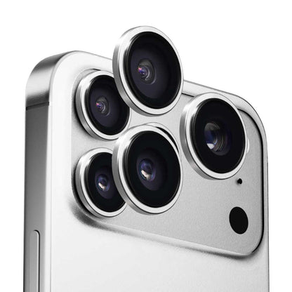 Bakre kamera beskyttelsesfilm Anank AR for Apple iPhone 17 Pro Max / 17 Pro, Herdet glass, Sølv