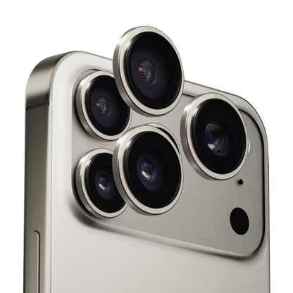 Beskyttelsesfolie Anank AR for bakre kamera til Apple iPhone 17 Pro Max / 17 Pro, Herdet glass, Grå