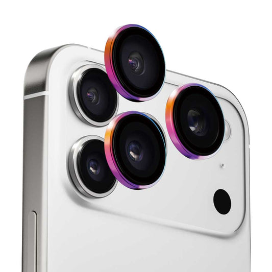 Beskyttelsesfolie Anank AR for bakre kamera til Apple iPhone 17 Pro Max / 17 Pro, Herdet glass, Flerfarget