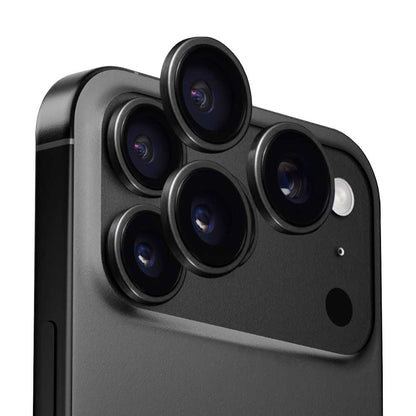 Beskyttelsesfilm for bakre kamera Anank AR for Apple iPhone 17 Pro Max / 17 Pro, Herdet glass, Svart