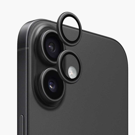 Beskyttelsesfilm for bakre kamera Anank AR for Apple iPhone 17, Herdet glass, Svart