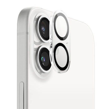 Anank Guard bakkamera beskyttelsesfilm for Apple iPhone 16 Plus / 16, herdet glass, svart