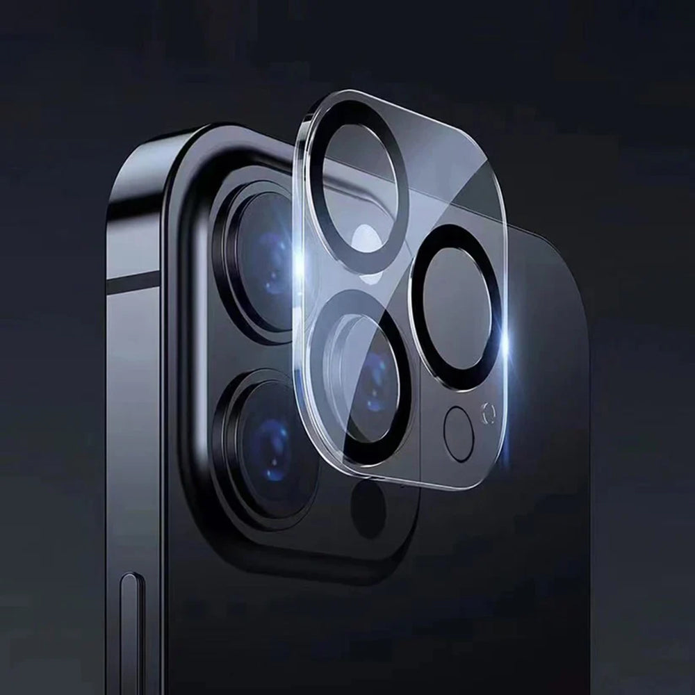 Anank Guard bakkamera beskyttelsesfilm for Apple iPhone 16 Plus / 16, herdet glass, svart