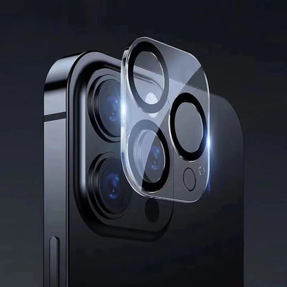 Anank Guard bakkamera beskyttelsesfilm for Apple iPhone 16 Plus / 16, herdet glass, svart