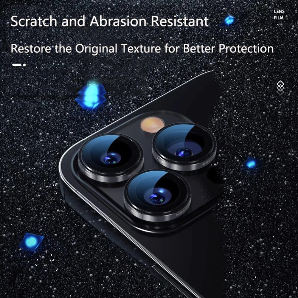 Blueo 99 Anti-Reflekterende HD Bakre Kamerabeskyttelse for Apple iPhone 16 Pro Max / 16 Pro, Herdet Glass, Bronse