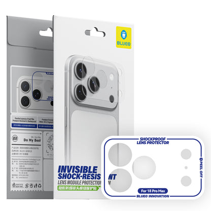 Blueo Invisible beskyttelsesfilm til bakkamera for Apple iPhone 18 Pro Max, plast