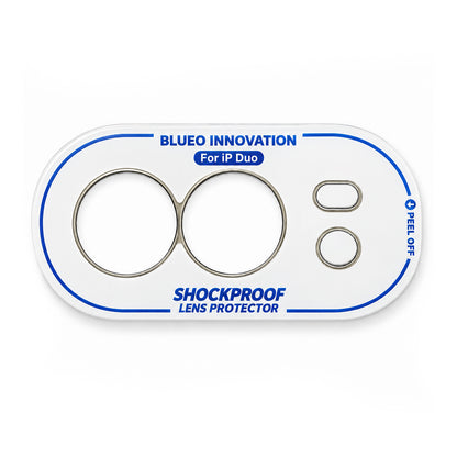 Blueo Invisible beskyttelsesfilm til bakkamera for Apple iPhone Duo, plast